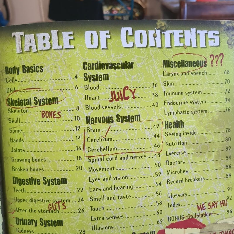 A Zombie's Guide to the Human Body