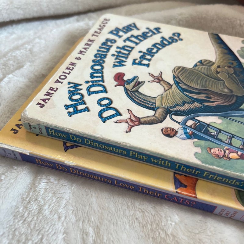 How Do Dinosaurs Play with Their Friends? - Book Bundle: 2 How Do Dinosaurs Board Books