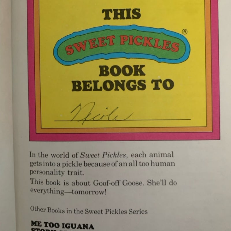 Sweet Pickles Series A-Z