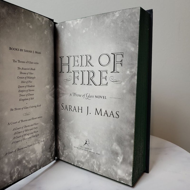 Heir of Fire | OOP HARDCOVER Out of Print (Missing DJ)
