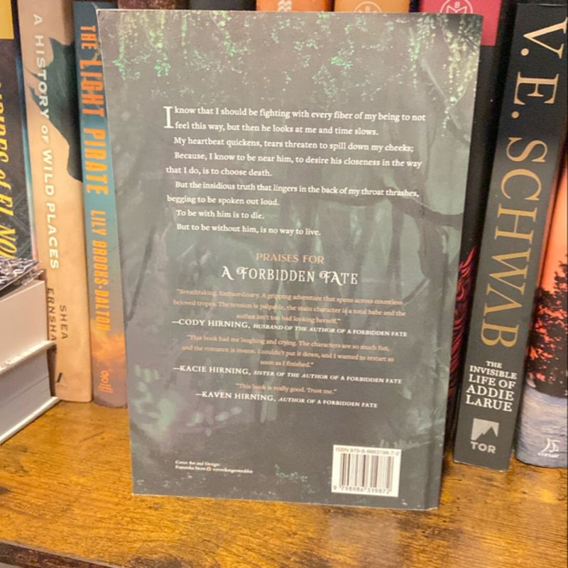 A Forbidden Fate (personalized and signed)