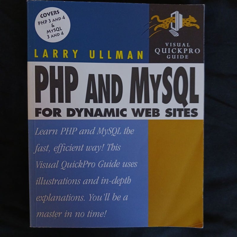 PHP and MySQL for Dynamic Web Sites