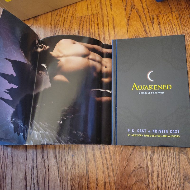 Awakened (First Edition ) Reversible Dust Jacket. Design on Hardcover
