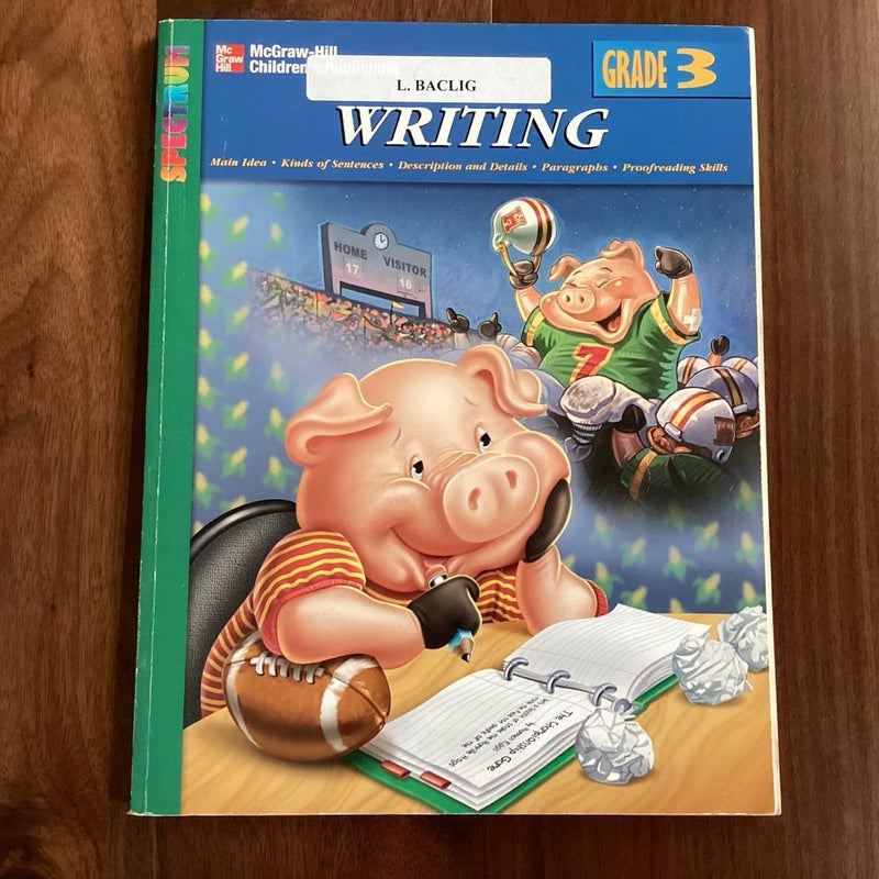 Spectrum Writing Grade 3