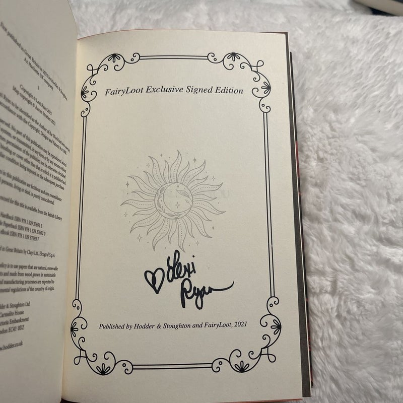 SIGNED These Hollow Vows - Fairyloot Exclusive Edition by