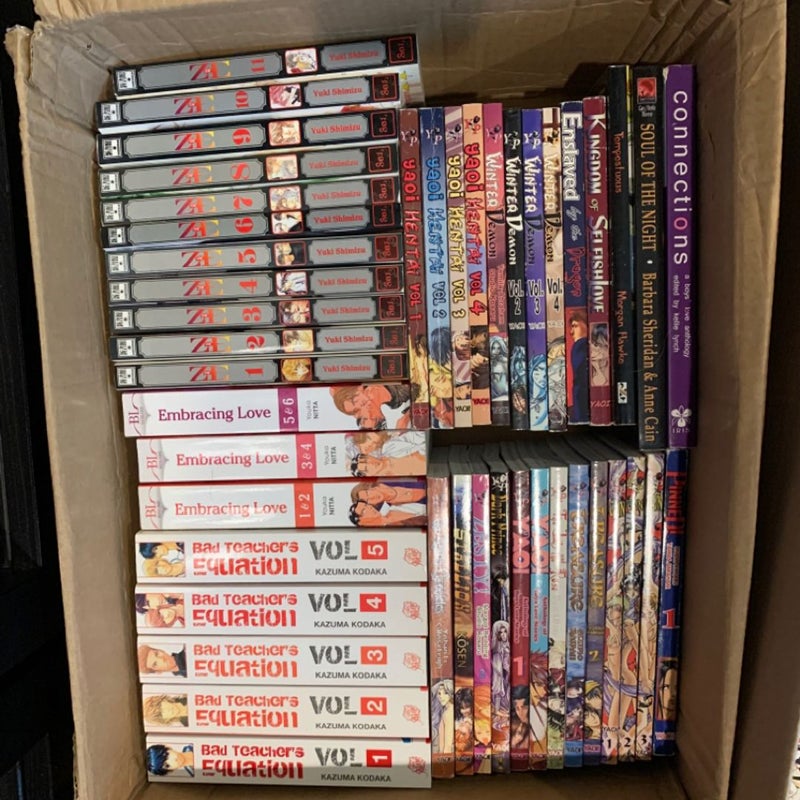  Huge yaoi/bl manga lot 