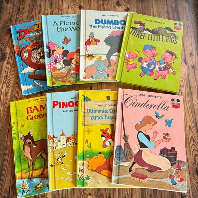 Bundle of Vintage Walt Disney Children’s Books