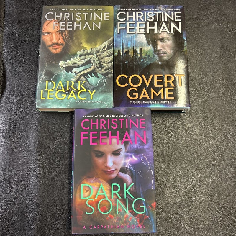 Christine Feehan 3 Hardcover Bundle