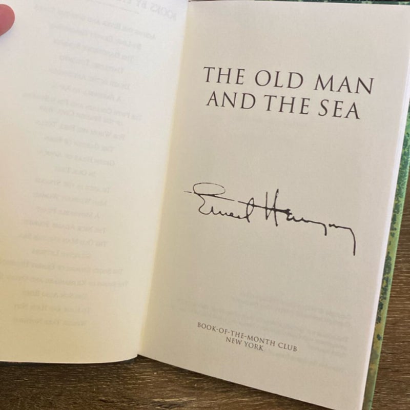 The Old Man and the Sea *Vintage BOTM edition*