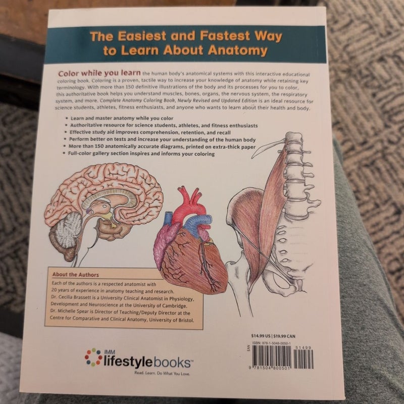 Complete Anatomy Coloring Book, Newly Revised and Updated Edition