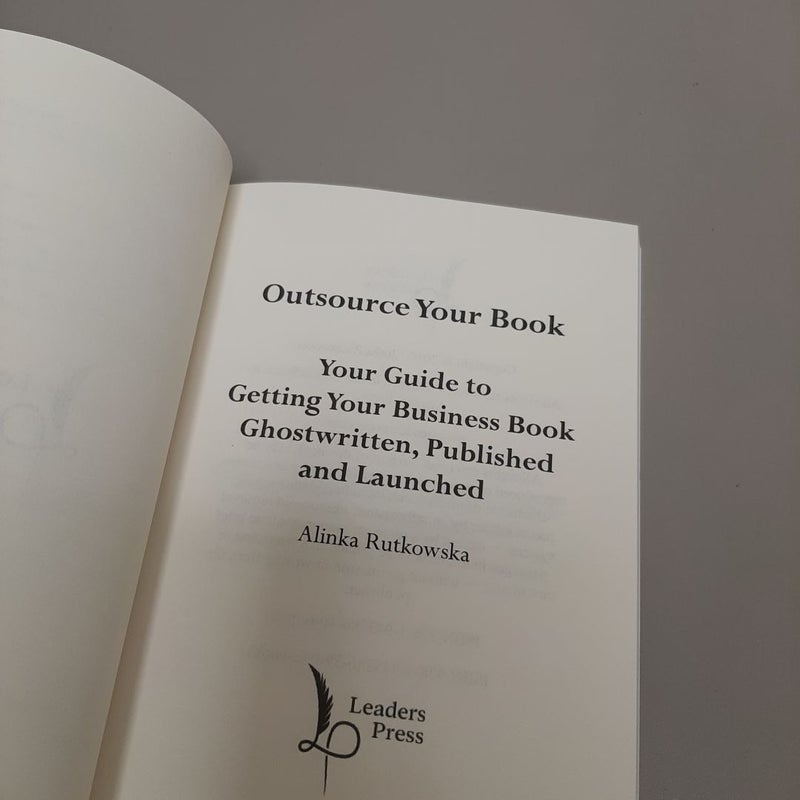 Outsource Your Book