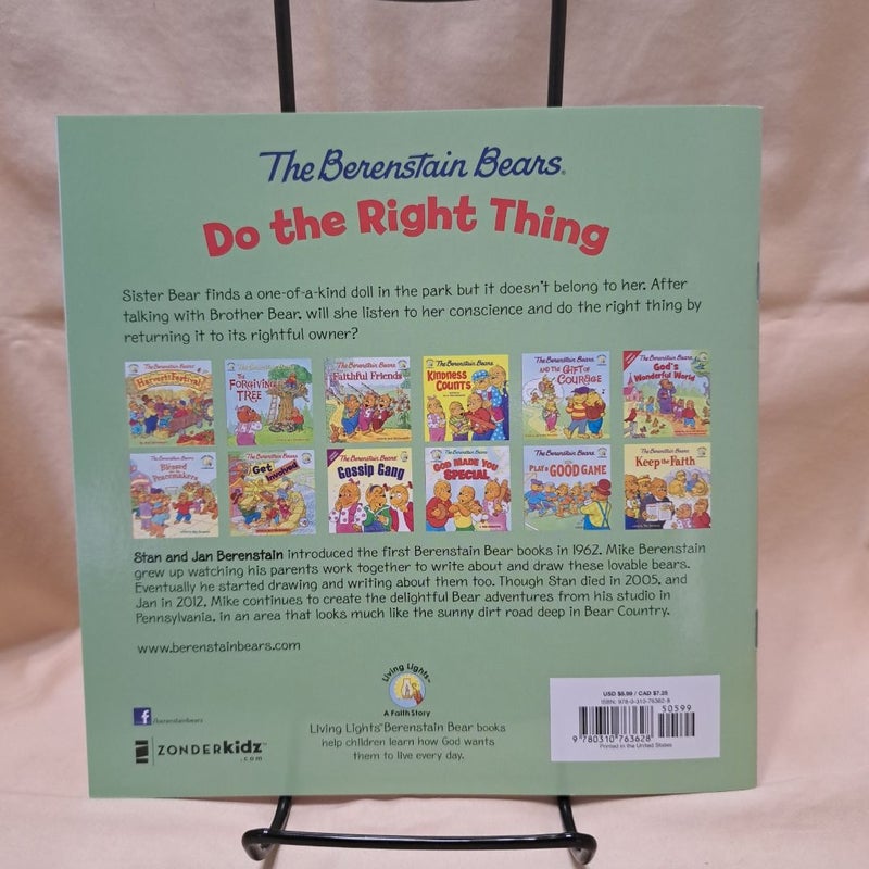 The Berenstain Bears Do the Right Thing