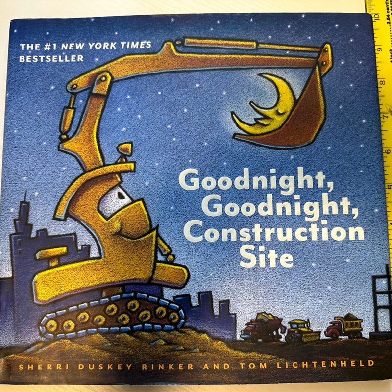 Goodnight, Goodnight Construction Site (Hardcover Books for Toddlers, Preschool Books for Kids)