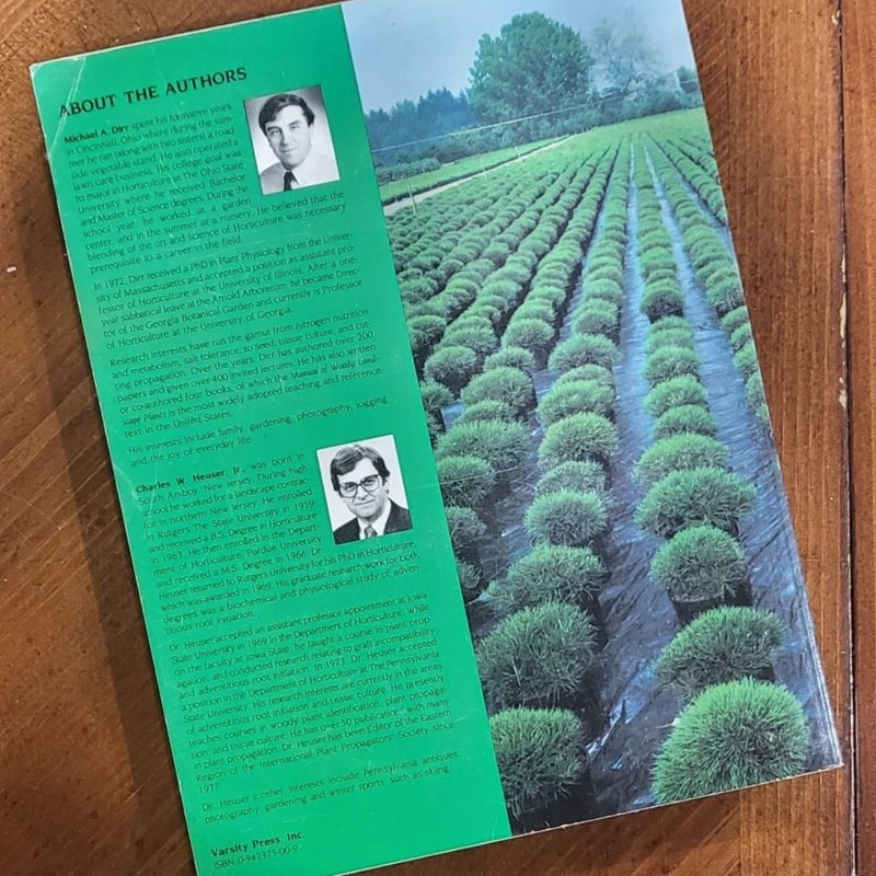 The Reference Manual of Woody Plant Propagation