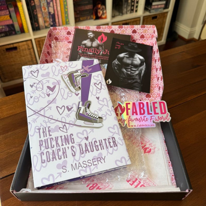 *Handsigned* Fabled The Pucking Coach's Daughter by S. Massery