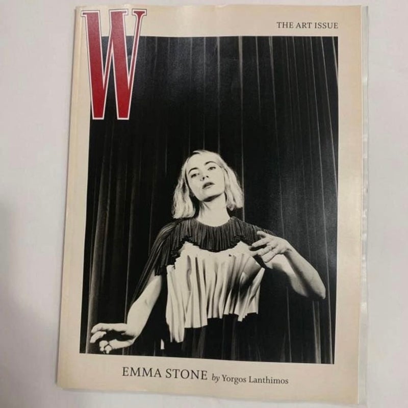 W Emma Stone “The Art Issue” Issue Volume 6 2023 Magazine 