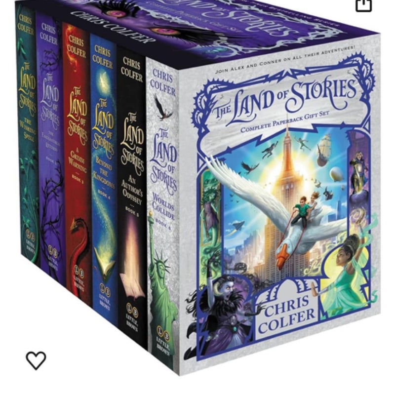  The Land of Stories Complete 6 Book Set Chris Colfer Paperback Fairy Tale