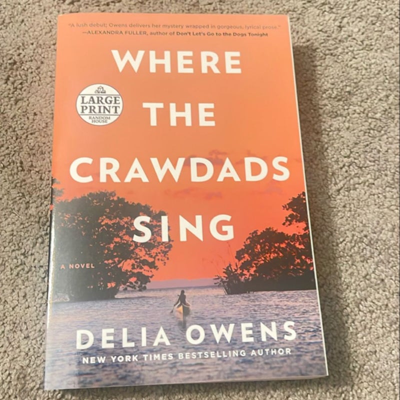 Where the Crawdads Sing- LARGE PRINT