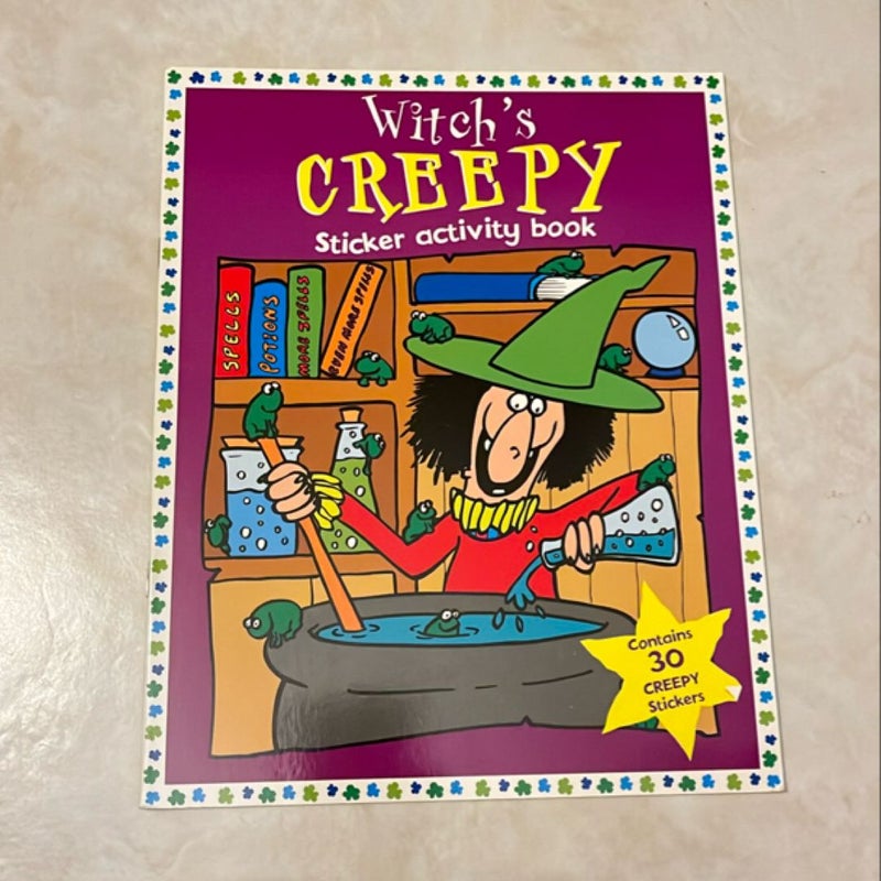 Witch Sticker Book