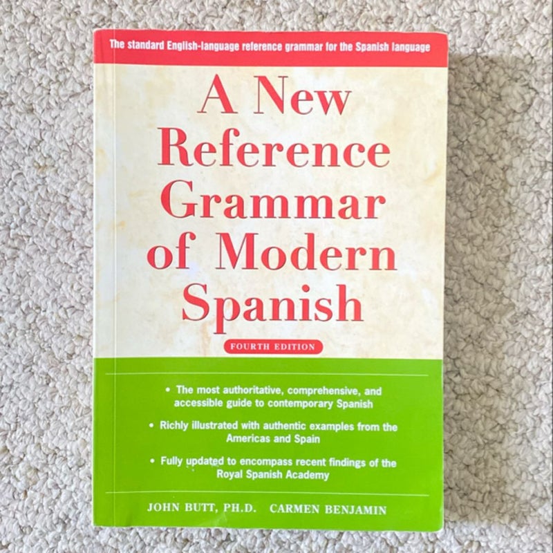 A New Reference Grammar of Modern Spanish