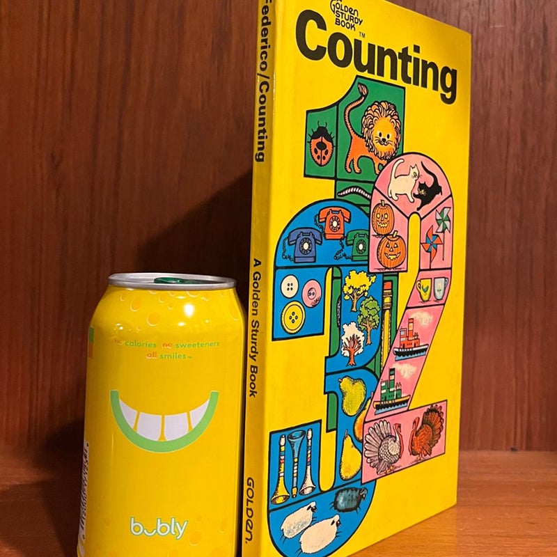 Vintage Children's Books -- A Golden Sturdy Book of Counting 1969