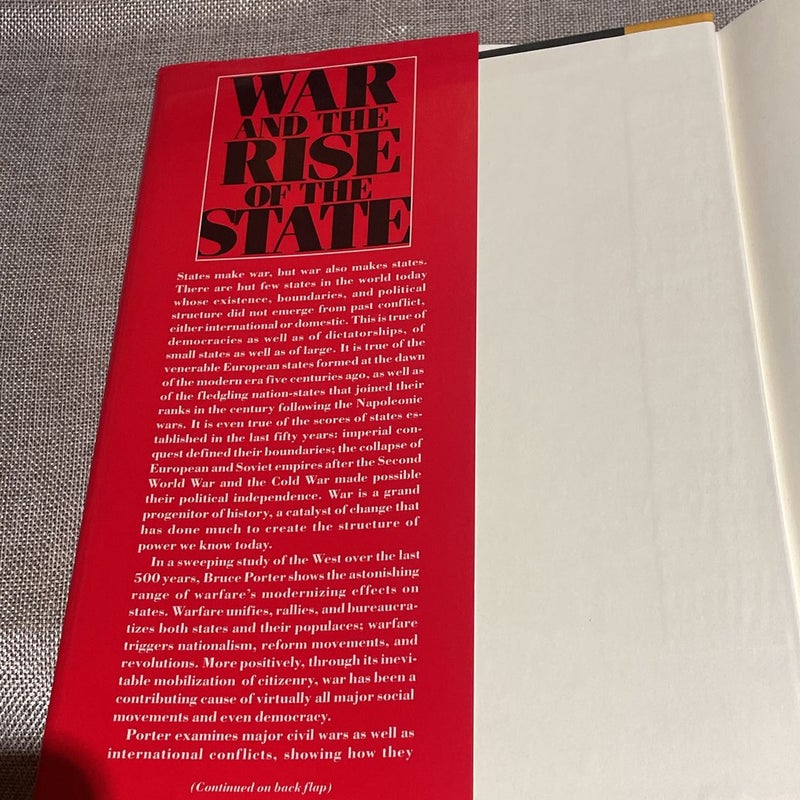 War and the Rise of the State