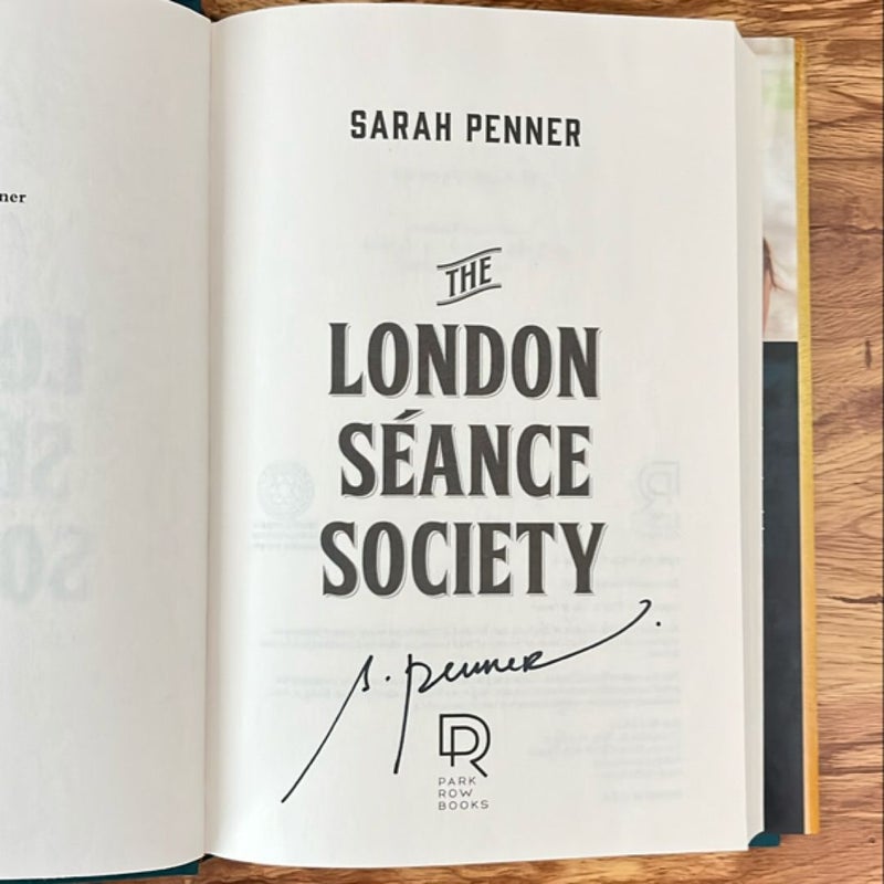 The London Séance Society - signed