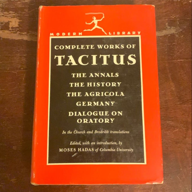 COMPLETE WORKS OF TACITUS- 1942 Modern Library Hardcover
