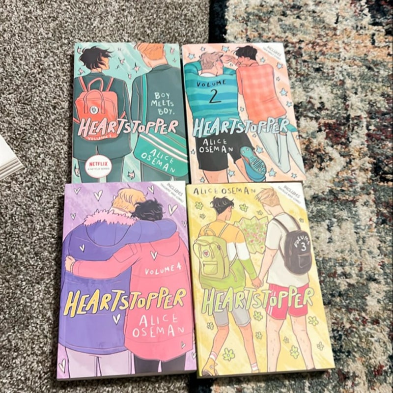 Heartstopper #1-4 Box Set