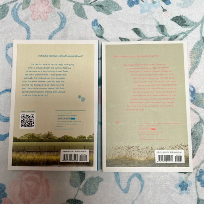 The Summer I Turned Pretty (Signed) & It’s Not Summer Without You — TV show tie-in cover