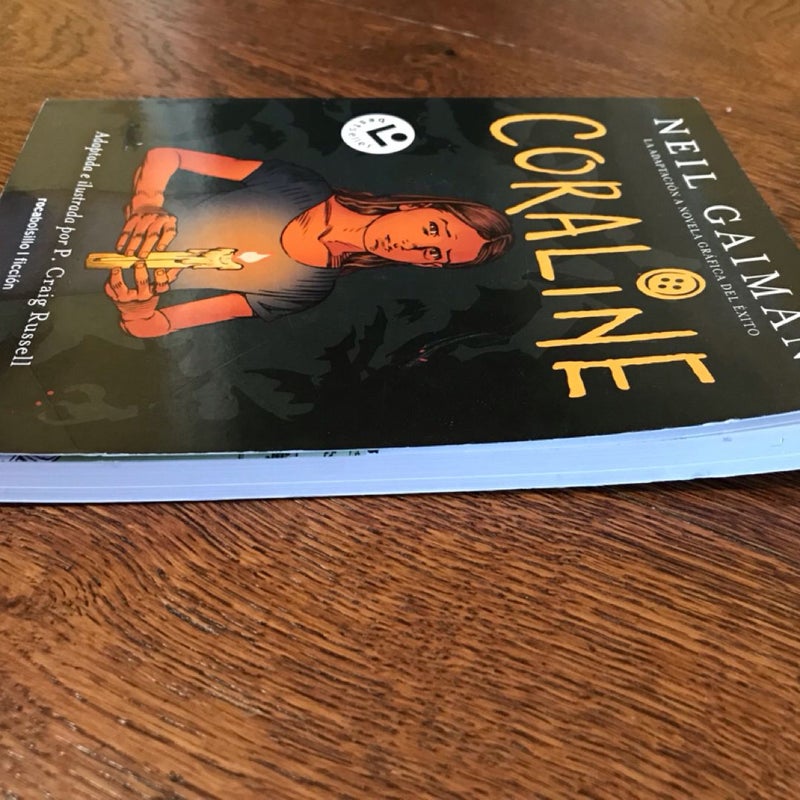 Coralline ~ Spanish Illustrated Novella Graphic Novel 2015 Edition YA Horror Fantasy Fiction *HTF*
