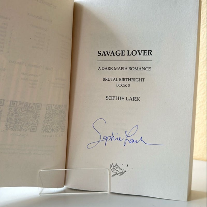 HAND SIGNED Savage Lover