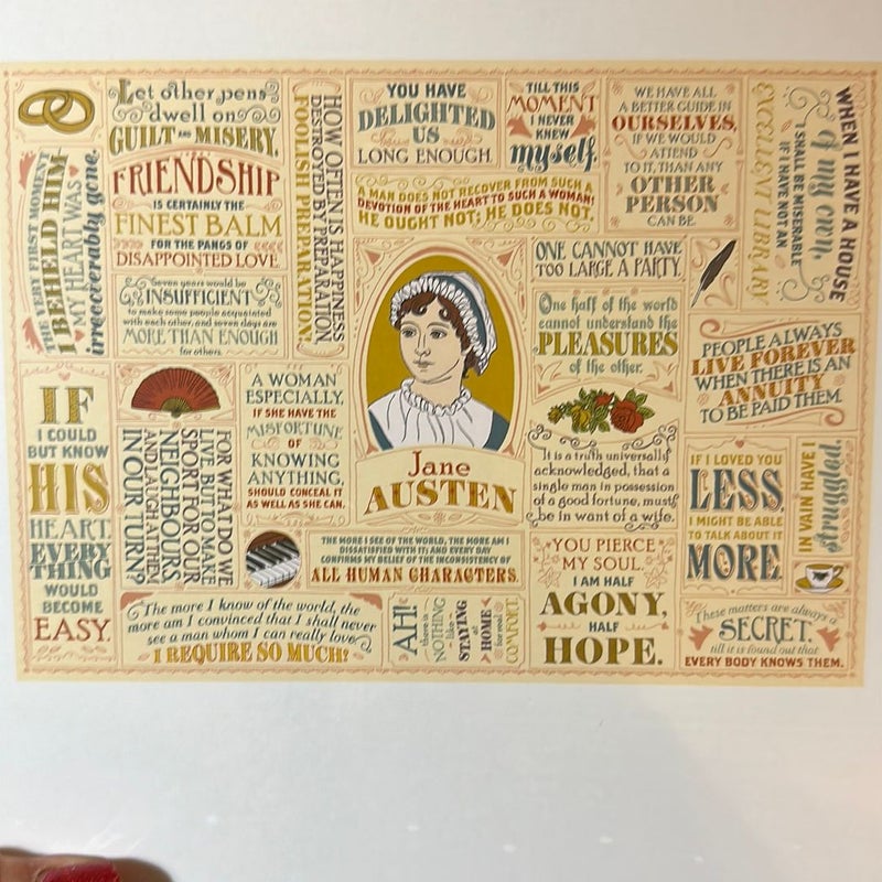 Jane Austen Literary Lines 1,000 Piece Puzzle