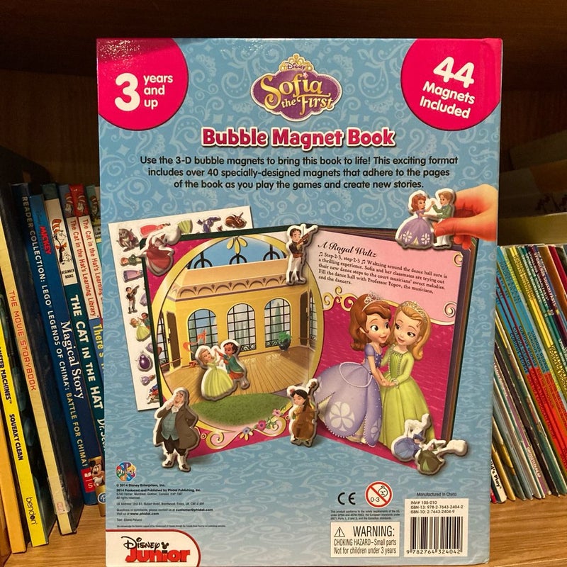 Disney Junior Sofia the First Bubble Magnet Book