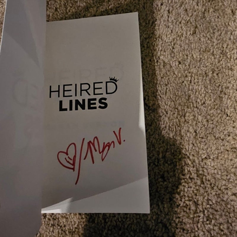 Signed - Heired Lines