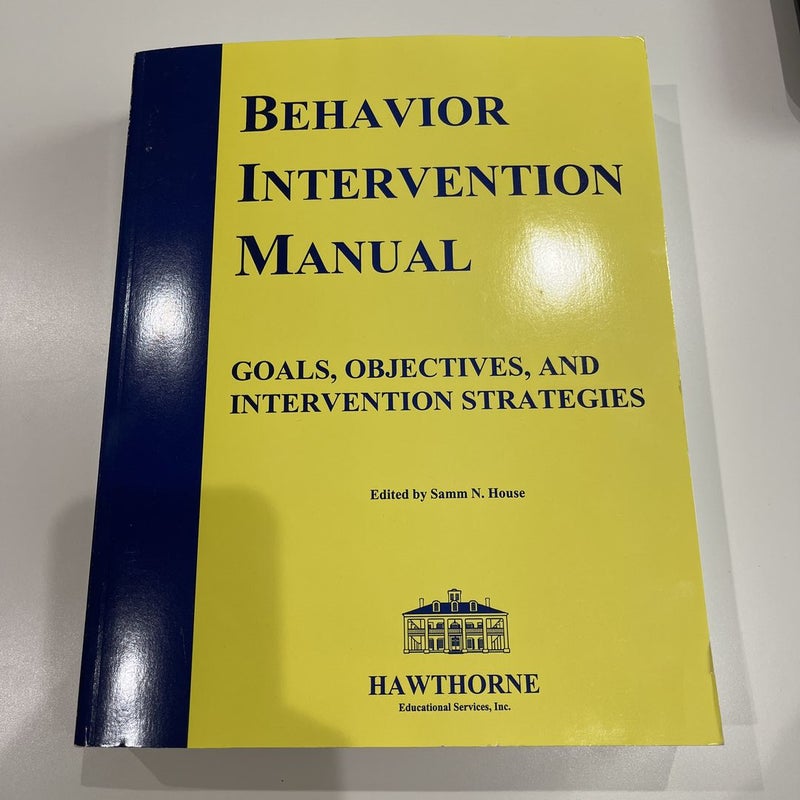 Behavior Intervention Manual