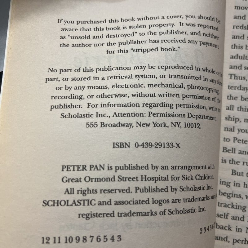 Peter Pan - Scholastic Edition