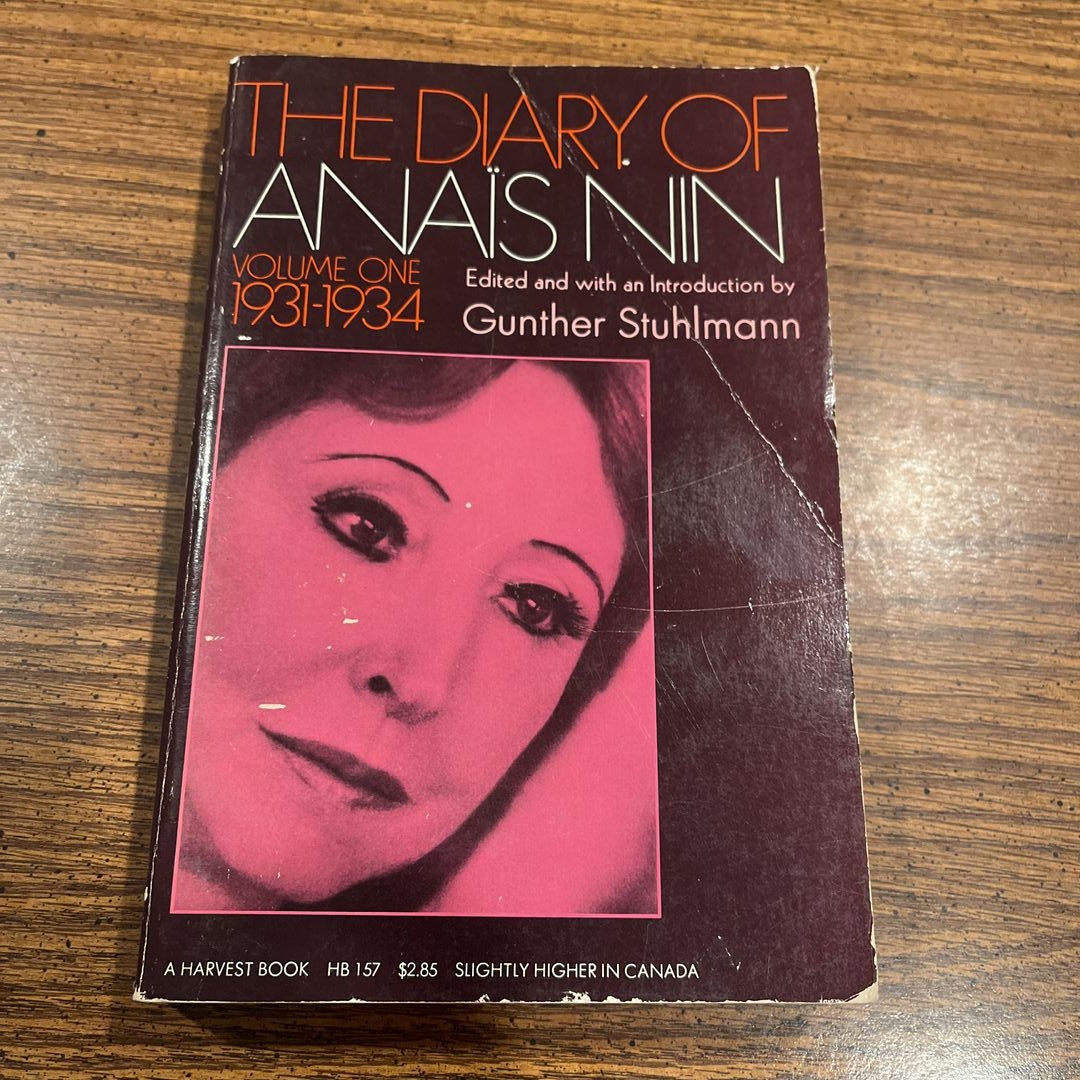 The Diary of Anais Nin Volume 1 1931-1934