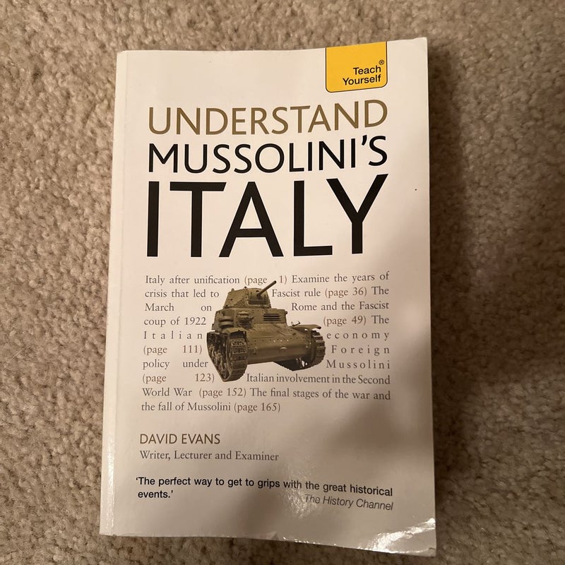 Understand Mussolini's Italy: Teach Yourself