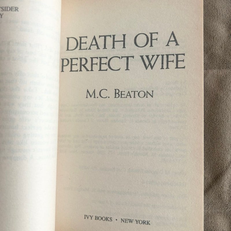 Death of a Perfect Wife