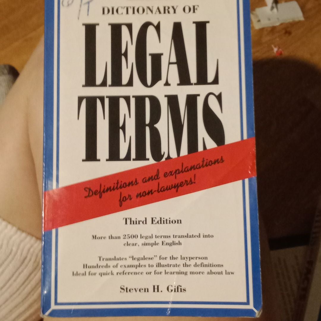 Dictionary of Legal Terms