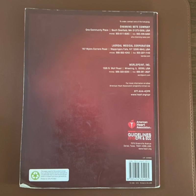 Advanced Cardiovascular Life Support Provider Manual