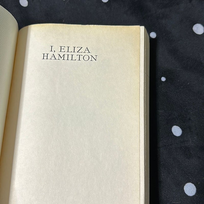 I Eliza Hamilton