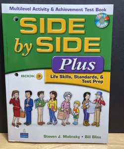 Side by Side Plus 3 Multilevel Activity and Achievement Test Book with CD-ROM