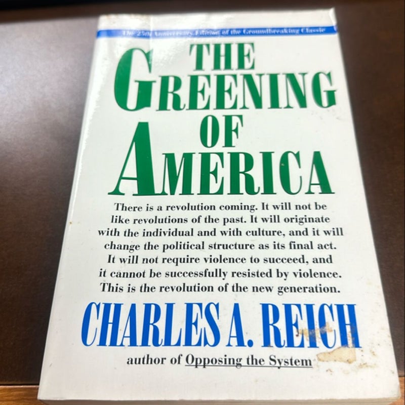 The Greening of America