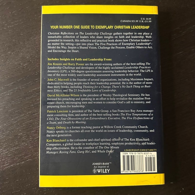 Christian Reflections on the Leadership Challenge
