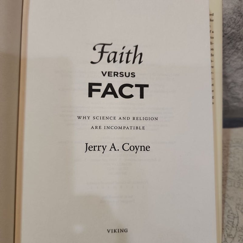 Faith Versus Fact