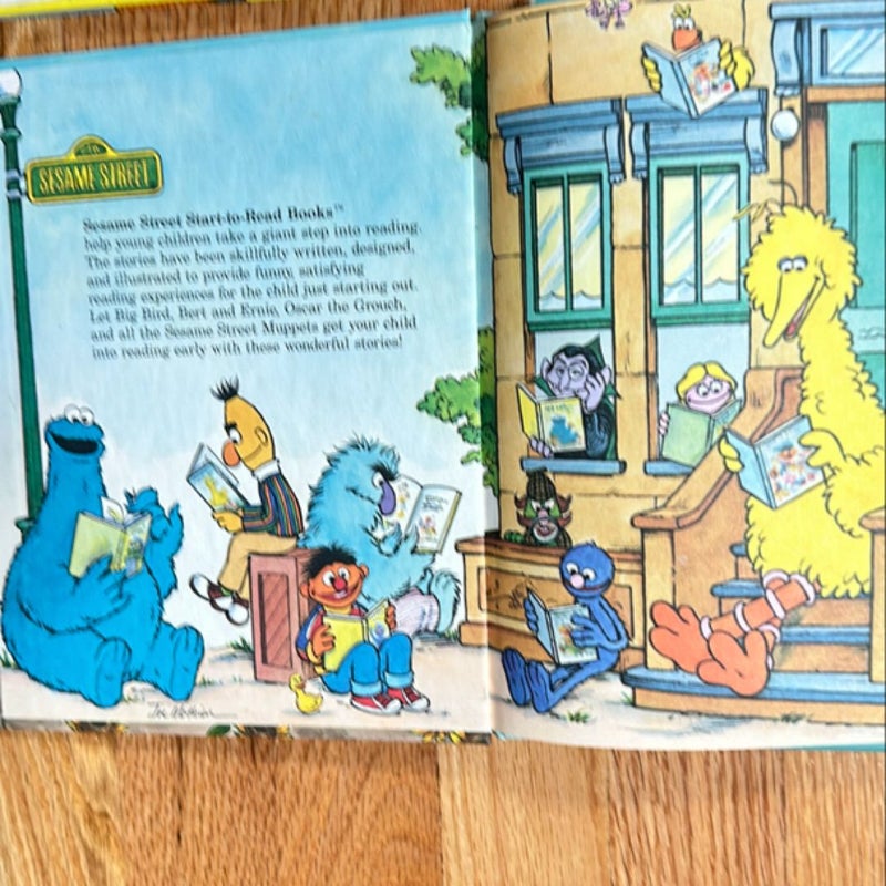 Lot of 4 Sesame Street Books