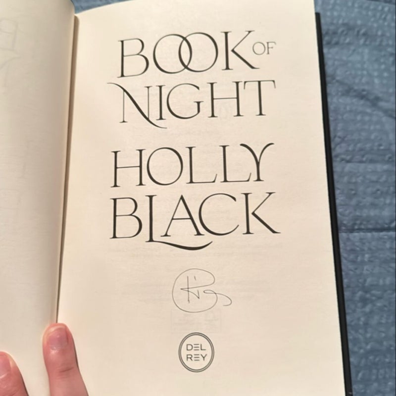 Book of Night Signed Special Edition