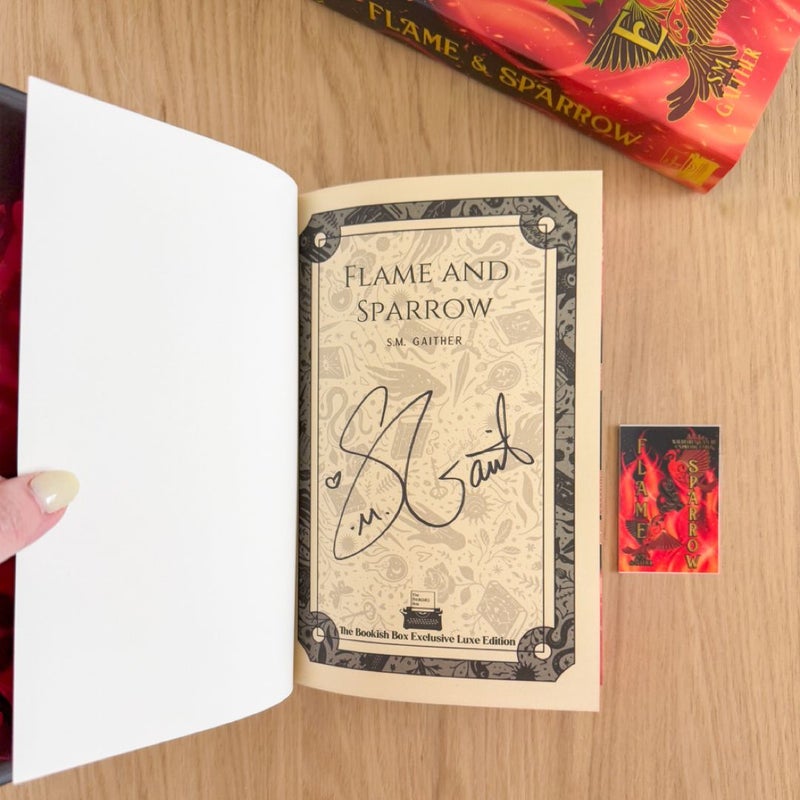 OOP Flame & Sparrow SIGNED *Bookish Box Exclusive Edition*